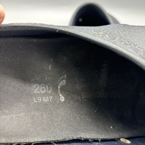 Birkenstock Birki Air Antistatic Blue Mens Polyurethan Slippers Slides 7 L9 250 - Picture 5 of 9